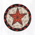 Capitol Importing Co 5 x 5 in. Barn Star Printed Round Coaster 31-IC019BS